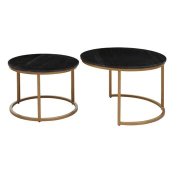 Nest of Two Varana Round Tables 3