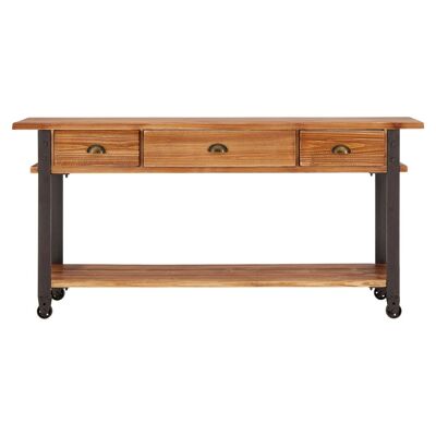New Foundry 3 Drawer Console Table