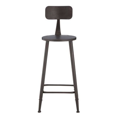 New Foundry Bar Chair with Curved Backrest