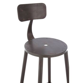New Foundry Bar Chair with Curved Backrest 6
