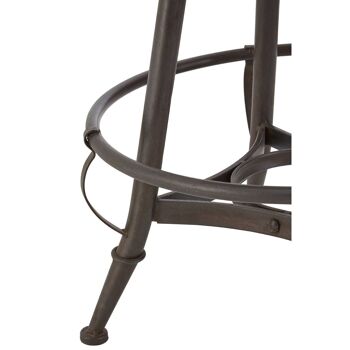 New Foundry Fir Wood and Metal Bar Chair 4