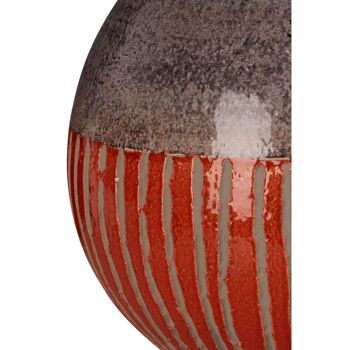 Nova Orange Earthenware Vase 6