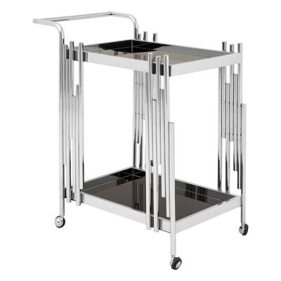 Novo 2 Tier Trolley with Silver Finish Frame