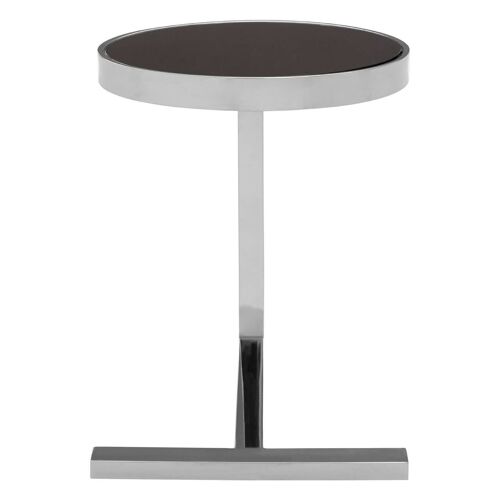 Novo Side Table with T-shaped Base
