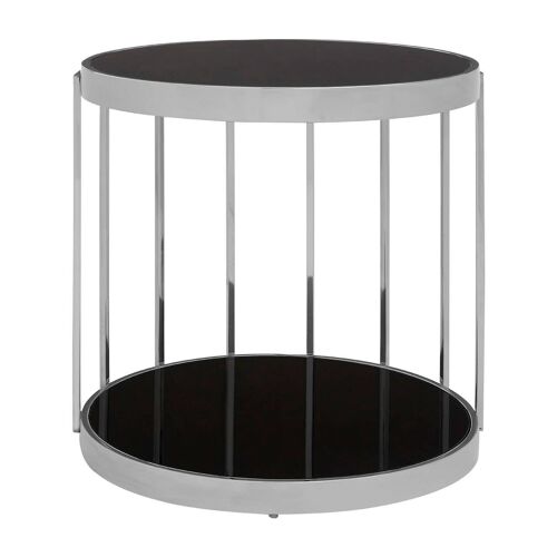 Novo Silver Cage Design Side Table