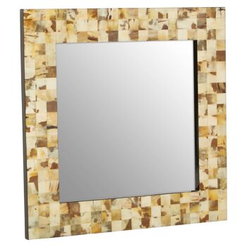 Obra Cream Shell Wall Mirror 2