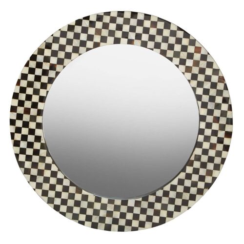 Obra Round Assorted Shell Wall Mirror