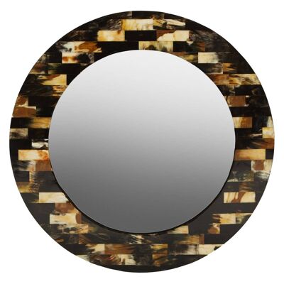 Obra Round Shell Wall Mirror