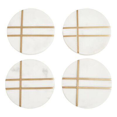 Omari Set of Four Round Coasters