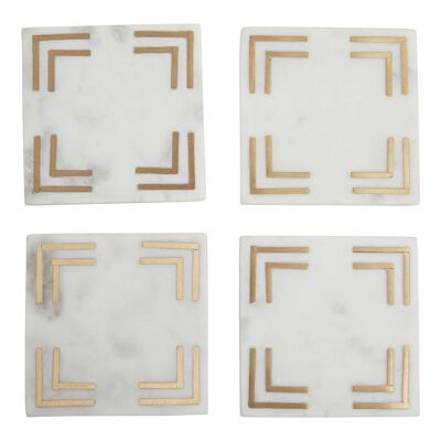 Omari Set of Four Square Coasters