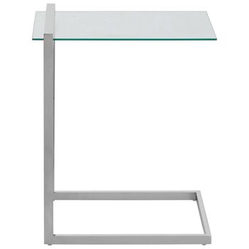 Oria Chrome Finish End Table 2