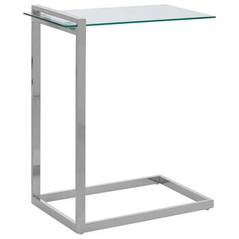 Oria Chrome Finish End Table 3