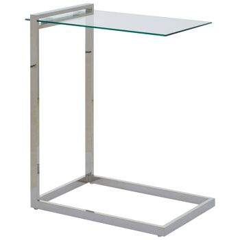 Oria Chrome Finish End Table 4