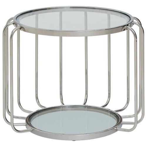 Oria Side Table with Glass Top