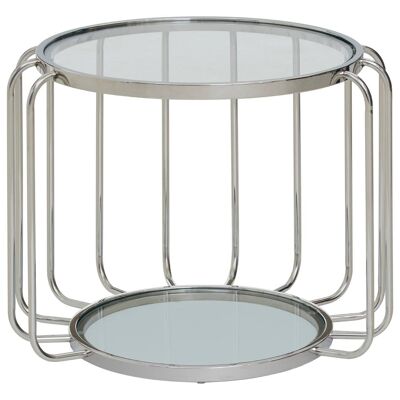 Oria Side Table with Glass Top
