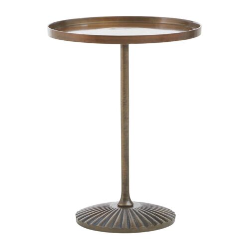 Pali Large Antique Brass Side Table