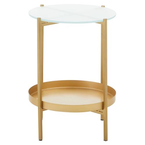 Pali Two Tier Glass Side Table
