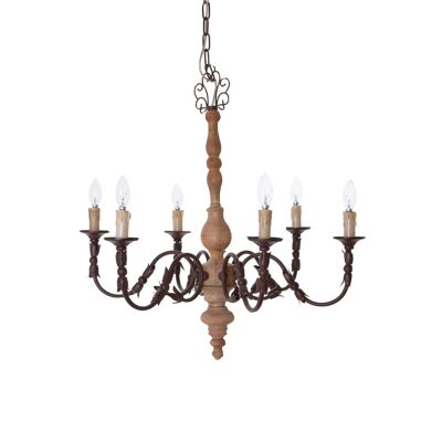 Paulette 6 Arm Chandelier