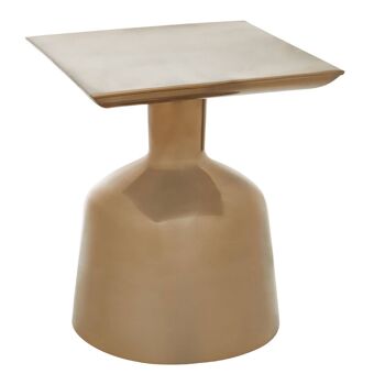Pazo Gold Finish Side Table 8