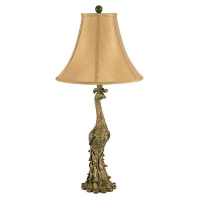 Peacock Table Lamp