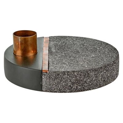 Pedra Lava Stone Candle Holder