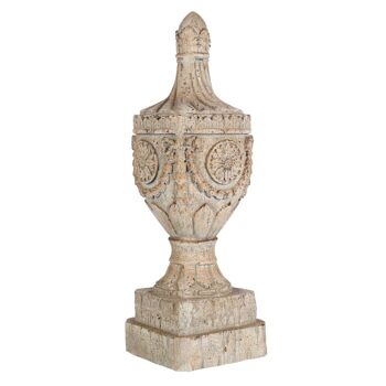 Plato Dark Stone Effect Urn - 25cm 5