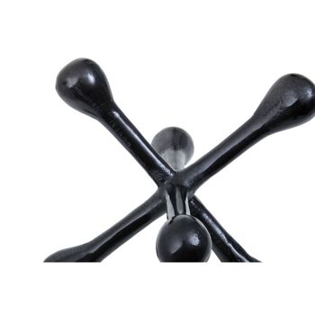 Prato Black Finish Abstract Sculpture 4