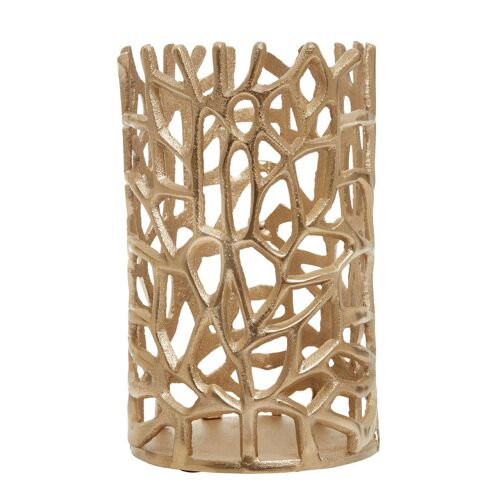 Prato Large Coral Effect Candle Holder