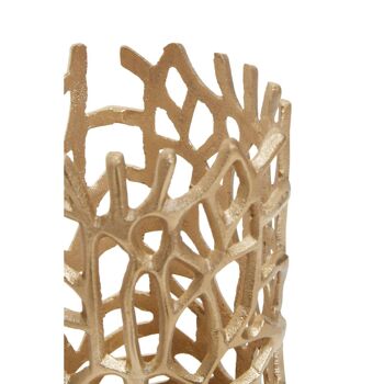 Prato Large Coral Effect Candle Holder 3