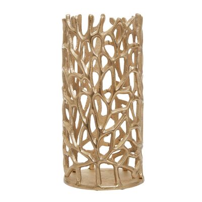 Prato Small Coral Effect Candle Holder