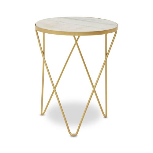 Rabia Side Table With Hairpin Legs