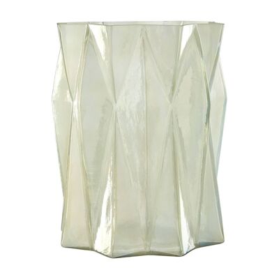 Rambia Large Irridescent Glass Candle Holder