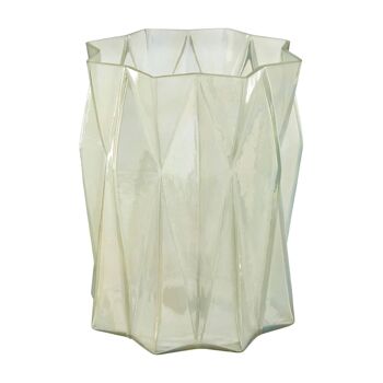 Rambia Large Irridescent Glass Candle Holder 2