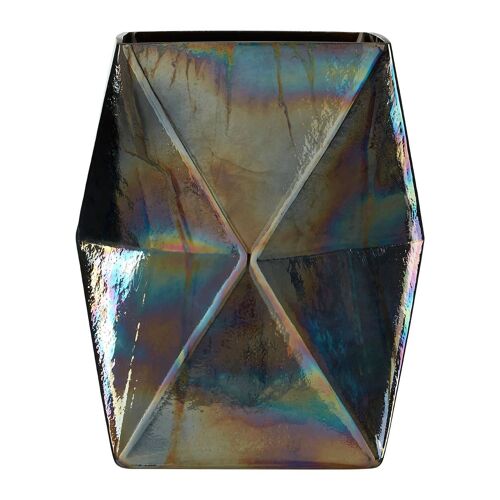 Rambia Large Oil Slick Glass Candle Holder