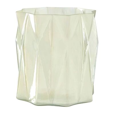 Rambia Small Irridescent Glass Candle Holder