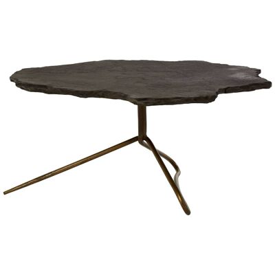 Rany Black Stone Top Coffee Table