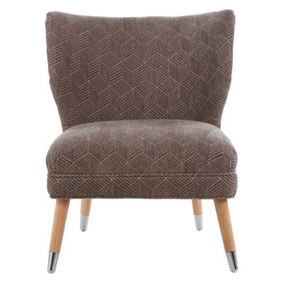 Regents Park Grey Chenille Wingback Chair