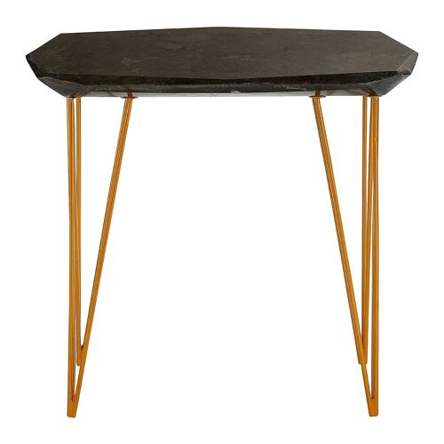 Relic Large / Black Marble Top Side Table