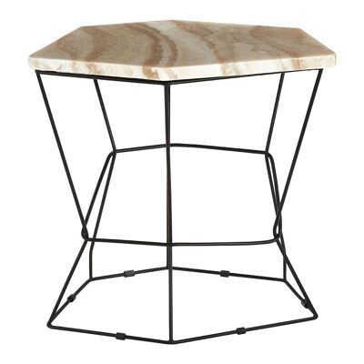 Relic Side Table with Patterned Top