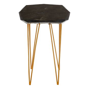 Relic Small / Black Marble Top Side Table 7