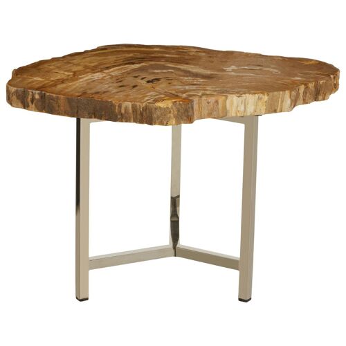 Relic Small Petrified Wood Side Table