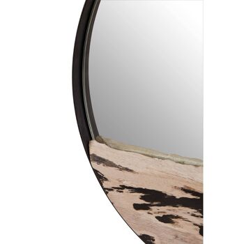 Relic Small Silver Tile Round Mirror 8