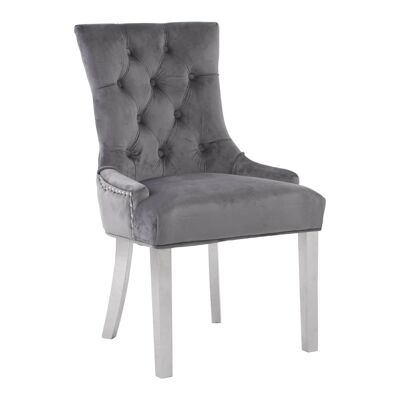 Richmond Grey Velvet Dining Chair