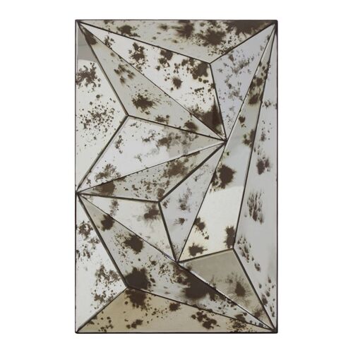 Riza 3D Triangular / Speckled Wall Mirror