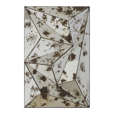Riza 3D Triangular / Speckled Wall Mirror