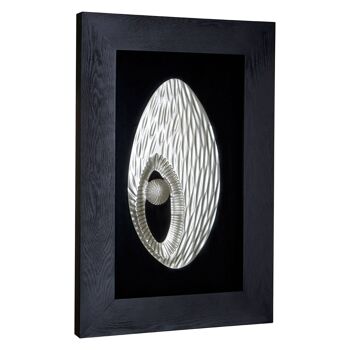 Framed Oval Side Hole Wall Art 2