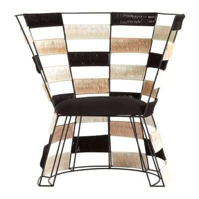 Fusion Beige / Black / White Chair