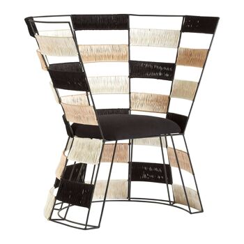 Fusion Beige / Black / White Chair 2