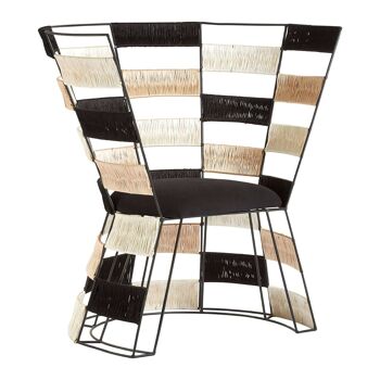 Fusion Beige / Black / White Chair 6