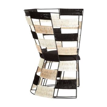 Fusion Beige / Black / White Chair 7